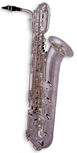 System\'54 Baritonsax Superior Class Verzilverd