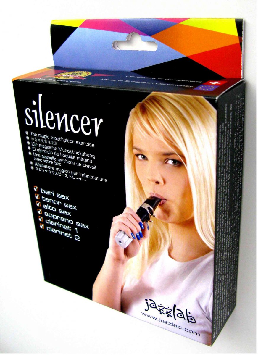 Silencer Mondstuk Demper voor saxofoon en klarinet - Klik op de afbeelding om het venster te sluiten