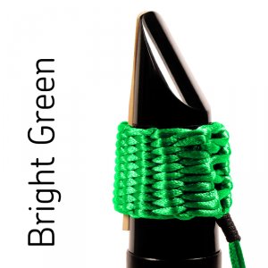 Bambú rietbinder Bright Green voor tenorsaxofoon AT