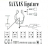 Saxxas TS OL Black Chromium Rietbinder voor Metalen Large Tenor Mondstuk