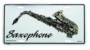 'Nummerplaat' saxofoon