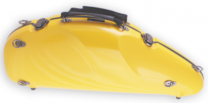 J.W. Eastman CE292 slimline fiberglas case voor altsax geel