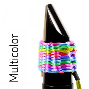 Bambú rietbinder Multi Colour voor tenorsaxofoon AT