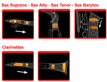 Saxmute voor bariton saxofoon - Klik op de afbeelding om het venster te sluiten